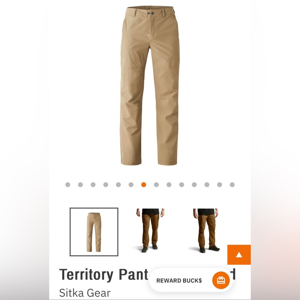 Sitka Gear Territory Pant NWOT